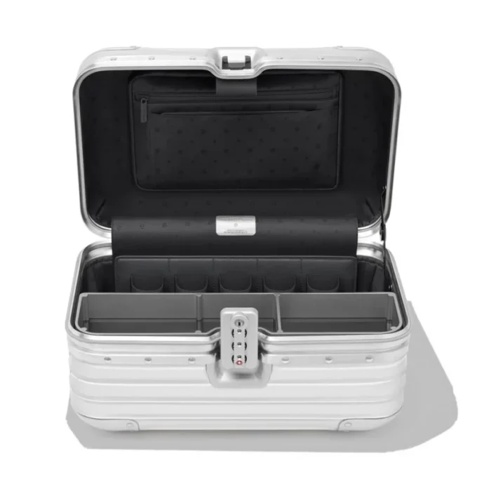 Aluminium-Reise-Kosmetiktasche Aluminium-Reise-Kosmetiktasche