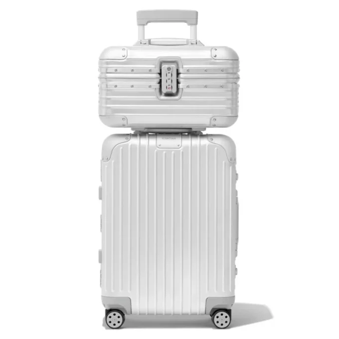 Aluminium-Reise-Kosmetiktasche Aluminium-Reise-Kosmetiktasche