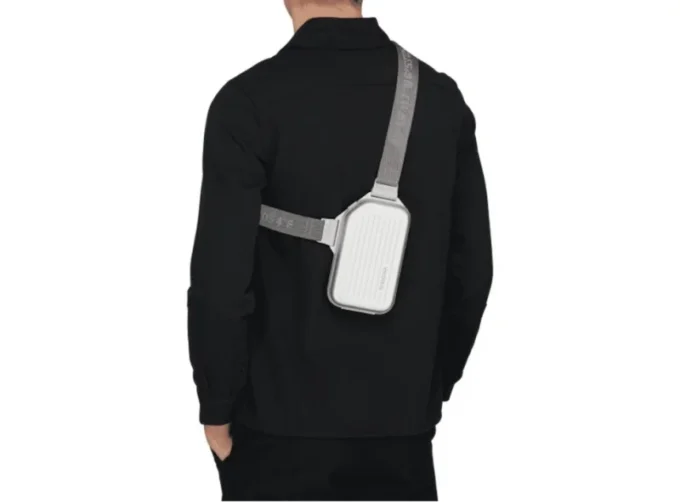 Aluminium-Sling-Clutch-Umhängetasche Aluminium-Sling-Clutch-Umhängetasche
