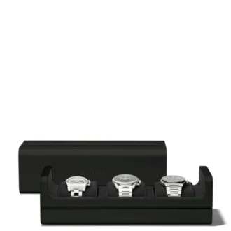 Aluminium-Uhrenetui für 3 Uhren Suitcasetasche