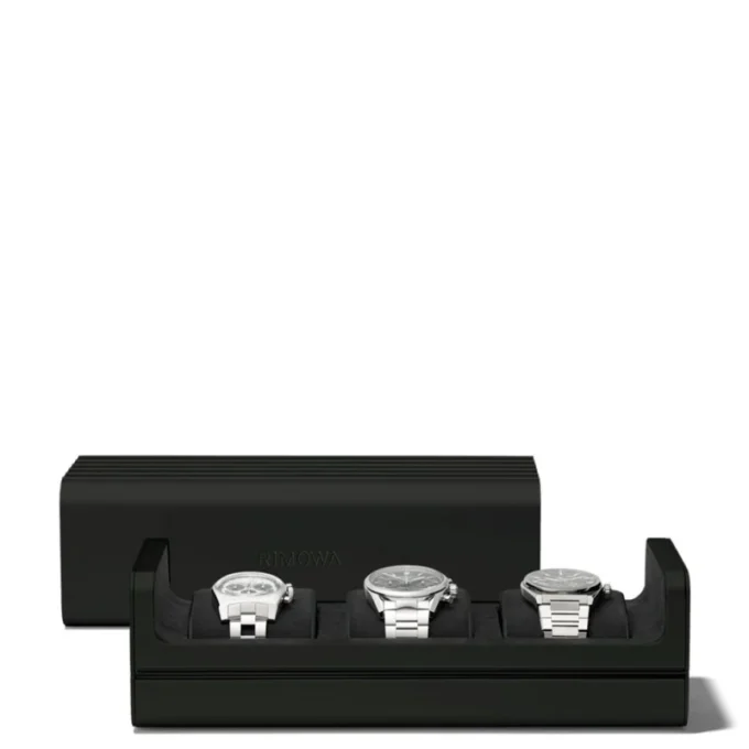Aluminium-Uhrenetui für 3 Uhren Suitcasetasche