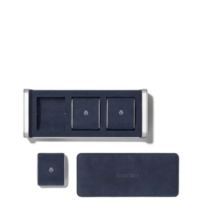 Aluminium-Uhrenetui für 3 Uhren Suitcasetasche