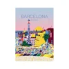 Barcelona-Gepäckaufkleber Barcelona-Gepäckaufkleber