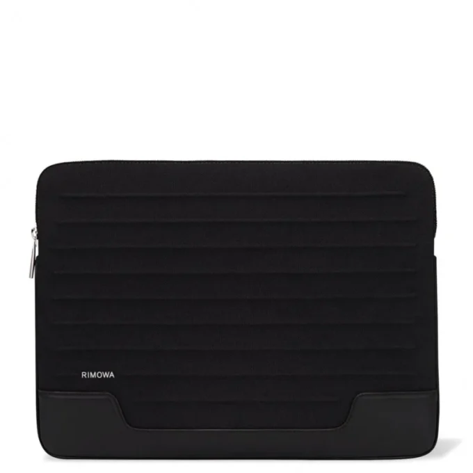 Flache Pouch Laptop-Tasche aus Leder und Canvas Beuteltasche Flache Pouch Laptop-Tasche aus Leder und Canvas Beuteltasche