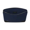 Flache Tasche aus Leder und Canvas Beuteltasche Flache Tasche aus Leder und Canvas Beuteltasche
