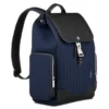 Flap Large aus Leder und Canvas Rucksack