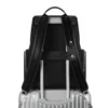 Flap Large aus Leder und Canvas Rucksack