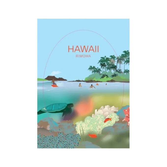 Hawaii Gepäckaufkleber