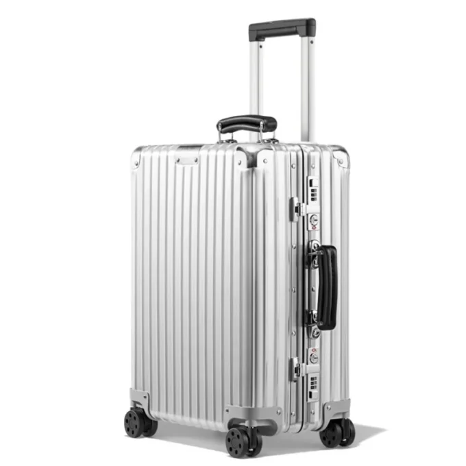 Klassischer Aluminium-Handgepäckkoffer Klassischer Aluminium-Handgepäckkoffer