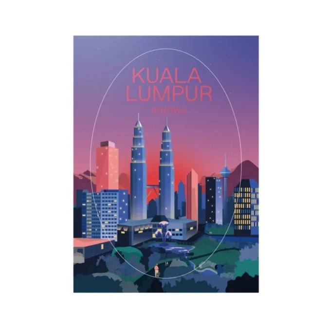 Kuala Lumpur-Aufkleber Gepäckaufkleber Kuala Lumpur-Aufkleber Gepäckaufkleber