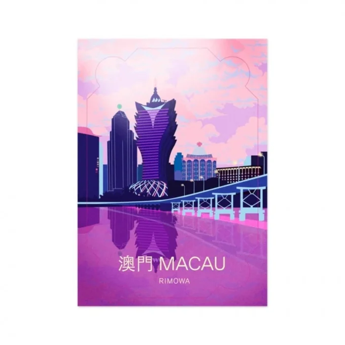 Macau-Gepäckaufkleber Macau-Gepäckaufkleber
