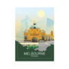 Melbourne-Aufkleber Gepäckaufkleber