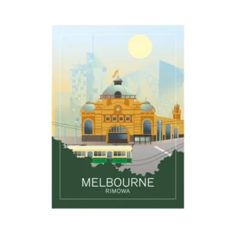 Melbourne-Aufkleber Gepäckaufkleber