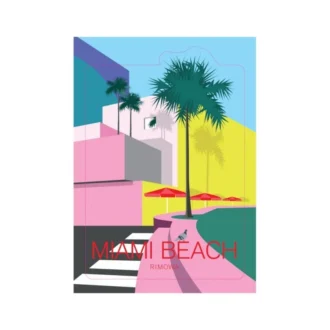 Miami Gepäckaufkleber