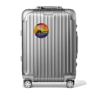Orange County Gepäckaufkleber