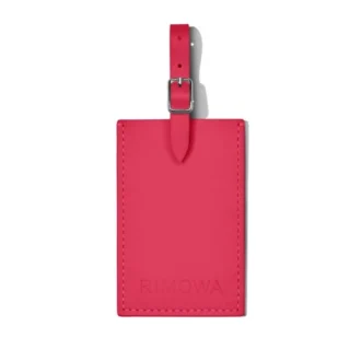 Orchid Pink Personalisierte Leder-Gepäckanhänger
