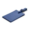 Ozeanblaue personalisierte Leder-Gepäckanhänger Ozeanblaue personalisierte Leder-Gepäckanhänger