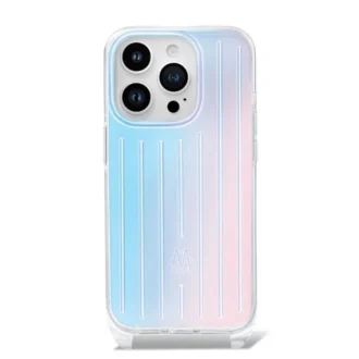 Polycarbonat-Hülle für iPhone 14, 15, 16, 17 Plus/Air/Pro/Pro Max mit Riemen Handyhülle