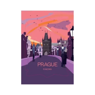 Prag-Gepäckaufkleber