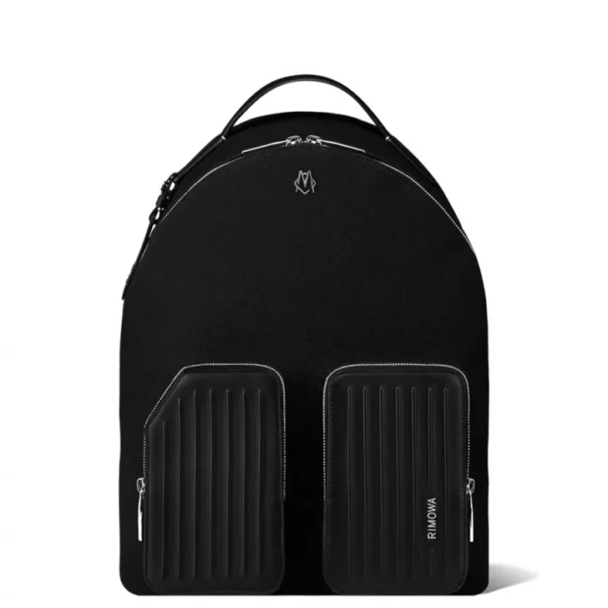 Rucksack Medium aus Leder und Canvas Rucksack Medium aus Leder und Canvas