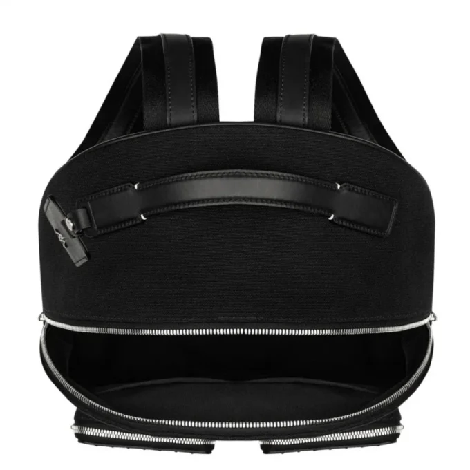 Rucksack Medium aus Leder und Canvas Rucksack Medium aus Leder und Canvas