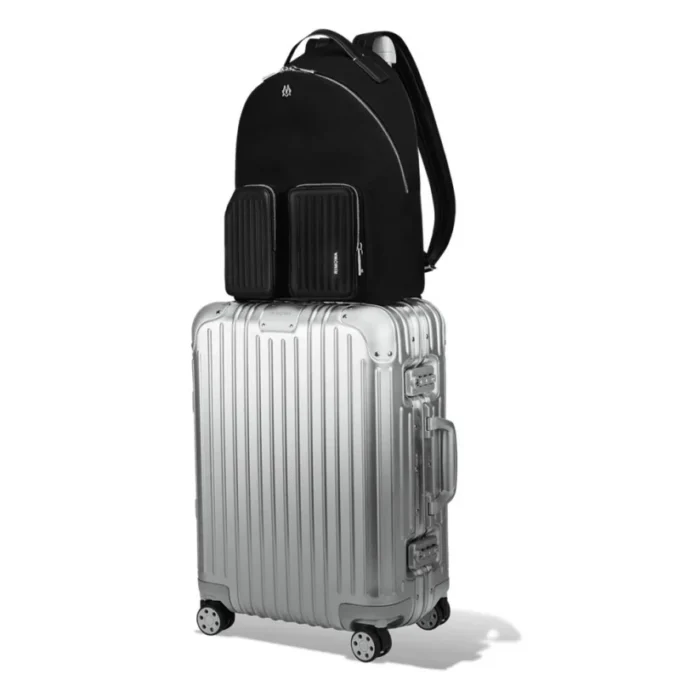 Rucksack Medium aus Leder und Canvas Rucksack Medium aus Leder und Canvas