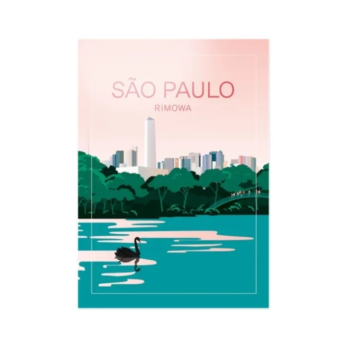 São Paulo Gepäckaufkleber