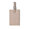Taupe Personalisierte Leder-Gepäckanhänger Taupe Personalisierte Leder-Gepäckanhänger