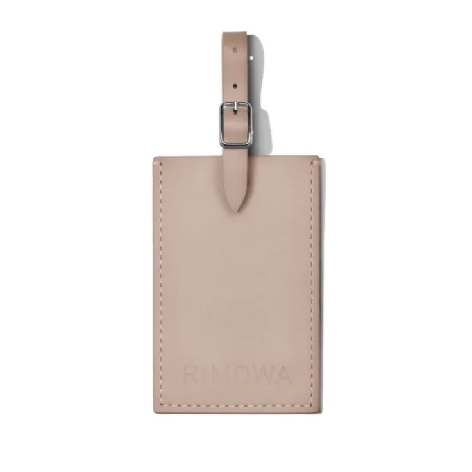 Taupe Personalisierte Leder-Gepäckanhänger Taupe Personalisierte Leder-Gepäckanhänger