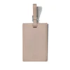 Taupe Personalisierte Leder-Gepäckanhänger Taupe Personalisierte Leder-Gepäckanhänger