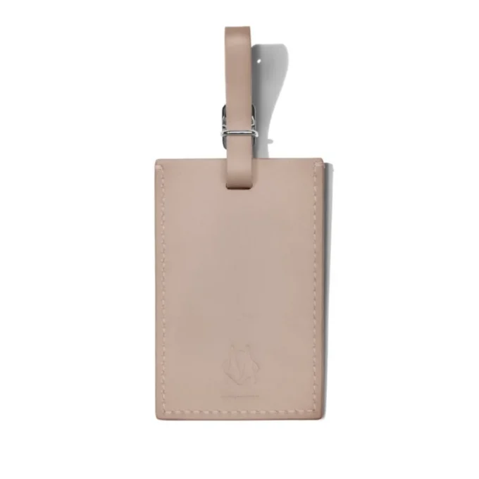 Taupe Personalisierte Leder-Gepäckanhänger Taupe Personalisierte Leder-Gepäckanhänger